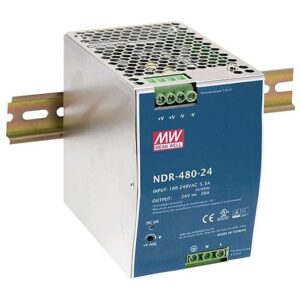 MeanWell 480W 24 Volt Din rail power supply (NDR-480-24)